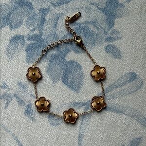 Gold Floral Bracelet